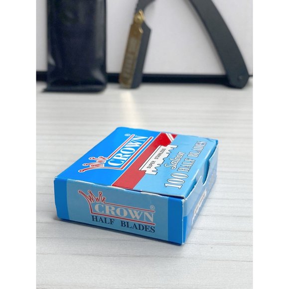 100 BLADES + Professional Premium Straight Edge Barber Razor - Picture 5 of 9